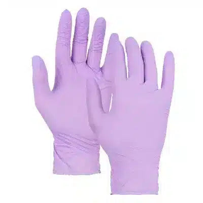 Ulith®-natural Intense-Refiner, Einweghandschuhe aus Nitril / 35, lavendel, ohne Beschleuniger, polymerbeschichtet, hautfreundlich, umweltschonend