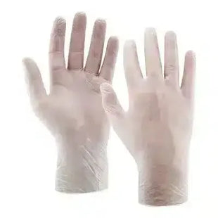 Einweg Vinylhandschuhe transparent, Latex-frei, medizinischer Hygiene-Schutz