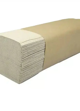 Falthandtücher Natur, Papierhandtücher für professionelle Hygiene, Großpackung