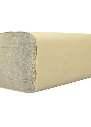 Großes Paket naturfarbener Falthandtücher, Einweg Papierhandtücher für Hygiene