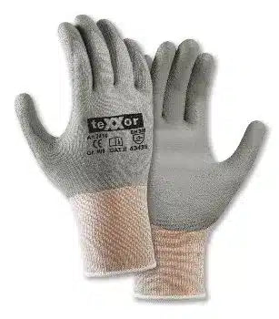 teXXor® Schnittschutz-Strickhandschuhe PU-BESCHICHTUNG