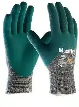 Grüne MaxiFlex Sicherheitshandschuhe, nahtlos, für Arbeitsschutz und professionelle Hygiene