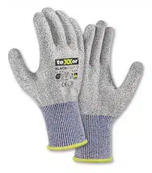 teXXor® Schnittschutz-Strickhandschuhe BLACK CUT® C ohne Beschichtung