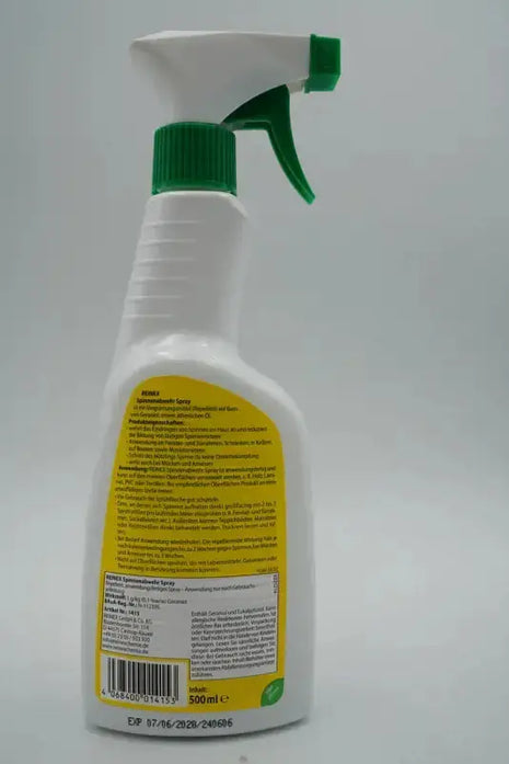 REINEX Spinnenabwehrspray, Sprühflasche, 500 ml
