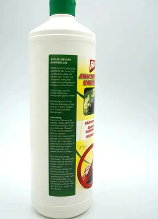 Anti-Schnecken Barriere Gel Flasche mit grünem Deckel, Produkt zur Schneckenabwehr