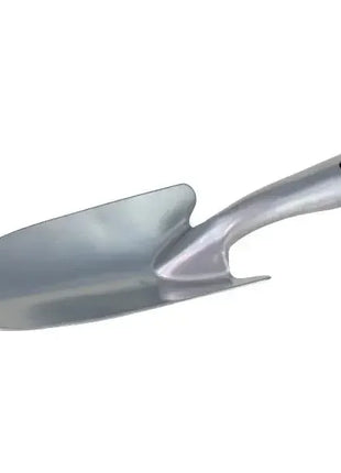 Metall-Handschaufel mit ergonomischem Griff, robustes Gartenwerkzeug silberfarben