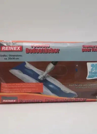 Reinex Feuchte Bodentücher, Reinigungstücher für Böden, 20 Stück, 20x30 cm