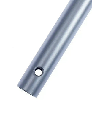 Metallstiel mit Loch, Zubehör für Reinigungsgeräte, robust, hygienisch, silberfarben