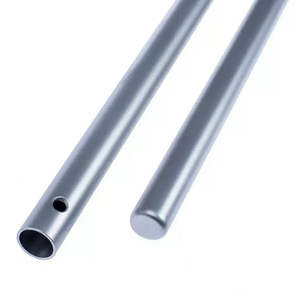 Edelstahl-Stiel 140 cm m. Loch