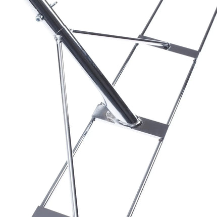 Halter für Feuchtwischmopps 160 cm, starr / Chrom