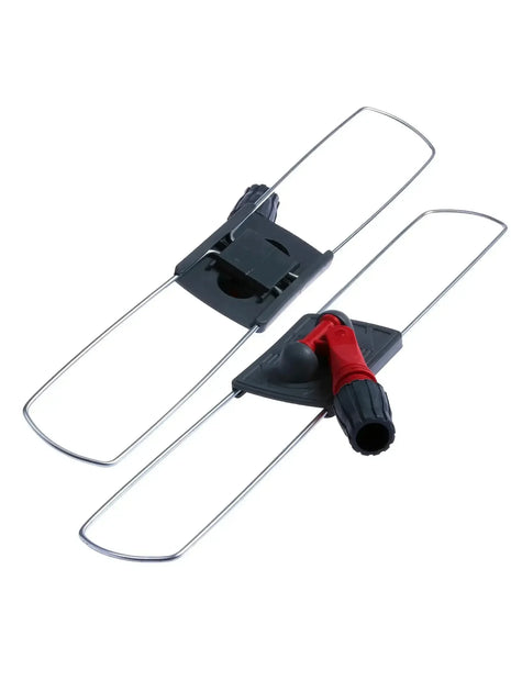 Draht-Moppklapphalter für professionelle Bodenreinigung, langlebig, hygienisch, rot-schwarz