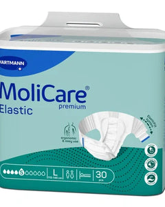 MoliCare Elastic Premium Inkontinenzwindeln Größe L, 30 Stück – für professionelle Pflege und Homecare