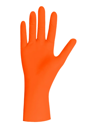 Orange Nitrilhandschuh Einweghandschuh für Hygiene und Schutz, medizinischer Einsatz