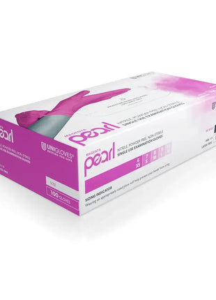 Schachtel Einweghandschuhe Nitril magenta, puderfrei, medizinische Untersuchungshandschuhe