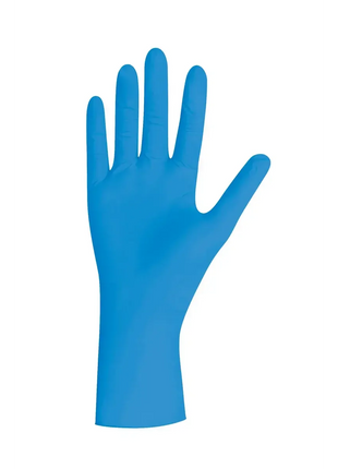 Einweghandschuh blau, Nitrilhandschuh für hygienische Anwendungen, medizinischer Schutz