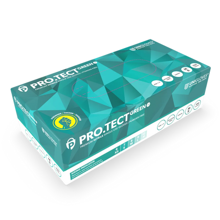 PRO.TECT GREEN HD Robuste Nitrilhandschuhe in Grün
