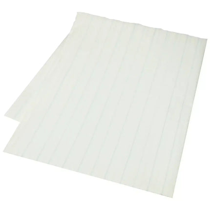 Einmal-Trageschutzlaken zum hygienischen Schutz für Tragen, Liegen oder Betten, Papier / Polyethylen, weiß, 2-lagig: 1 Lage Papier, 1 Lage Polyethylen, Größe ca. 80 x 210 cm, 48-fach fadenverstärkt, wasserabweisend, reißfest, Beutel à 25 Stück