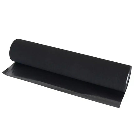 Liegenabdeckung, Papier / Polyethylen, schwarz, 3-lagig: 2 Lagen Papier / 1 Lage Polyethylen, schwarz, perforiert, Tuchbreite 60 cm, Tuchlänge 50 cm, Rollenlänge 40 m