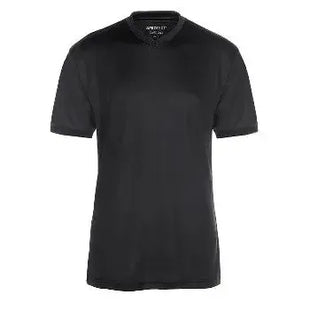 Schwarzes T-Shirt kurzarm, hochwertig, schlichtes Design, medizinische Berufsbekleidung