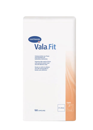 Vala® Fit Band Einmal-Schutzlätzchen mit Klebeleiste 100 Stück