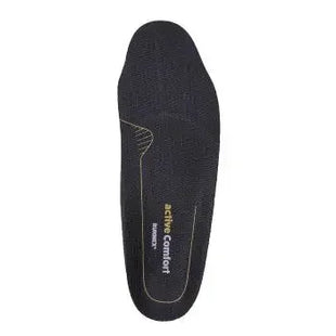 Schwarze Einlegesohle activeComfort, ergonomisch, hygienisch, Komfort für Schuhe