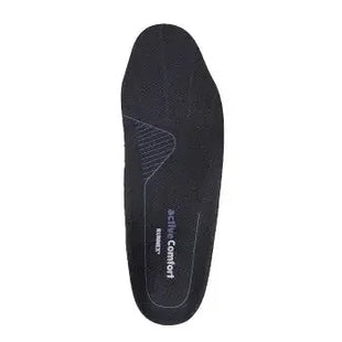 Schwarze orthopädische Einlegesohle, ergonomisch geformt, Hygiene Fußbett für Komfort