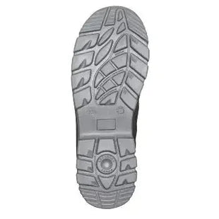 Rutschfeste Sicherheitsschuh-Sohle aus robustem Material, Detailaufnahme Laufsohle