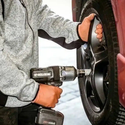 NITRAS TOUGH GRIP N | Nitrilhandschuhe mit Grip | orange | 50 Stück