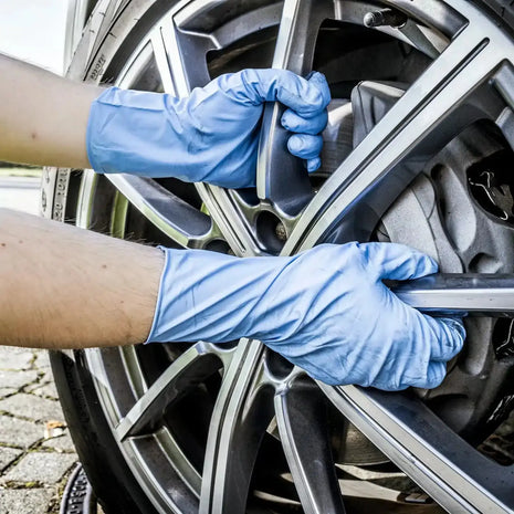 NITRAS HIGH RISK NITRILE Einmalhandschuhe in Blau