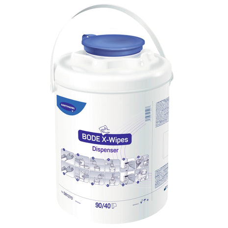 BODE X-Wipes Dispenser mit 90/40 Desinfektionstüchern für professionelle Pflege und medizinische Einrichtungen