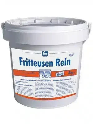 5kg Eimer Fritteusen Rein Pulver, professioneller Fettlöser für Küchenhygiene und Reinigung