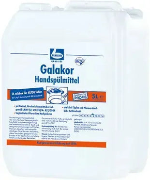 5L Kanister Galakor Handspülmittel für professionelle Handreinigung, transparent, Etikett sichtbar