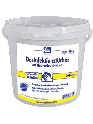 Desinfektionstücher zur Flächendesinfektion 70 Stück