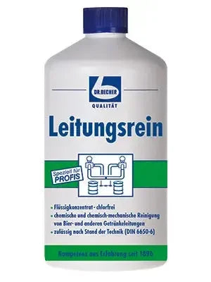 Dr. Becher Leitungsrein Flaschenkonzentrat für chemische Leitungreinigung, Hygienemittel Profi