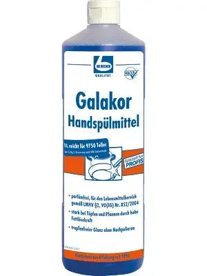 Galakor Handspülmittel Flasche, professionelles Spülmittel für Gastronomie, Lebensmittelsicherheit