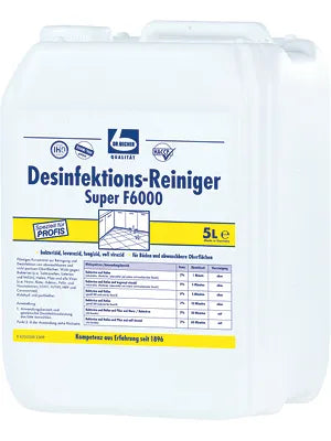 Desinfektionsreiniger super F6000 5 l