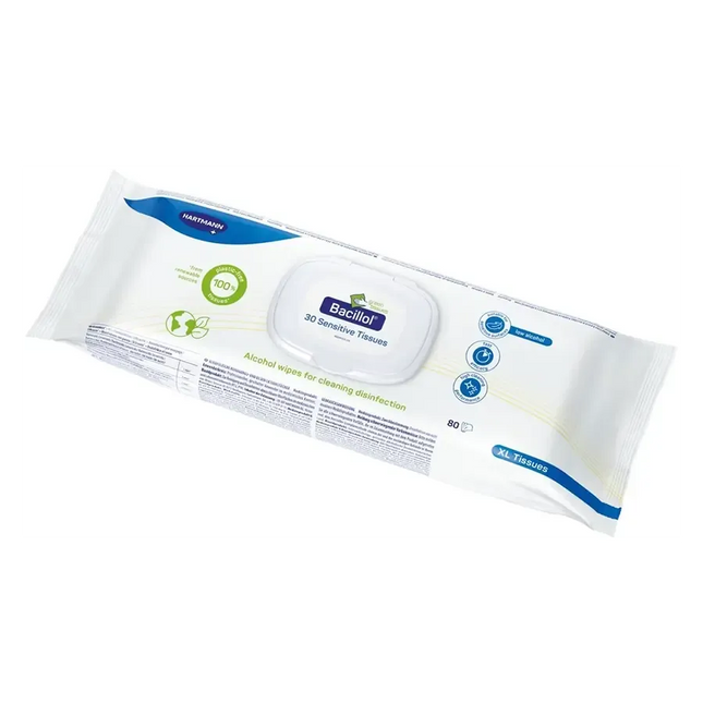 Bacillol 30 Sensitive Green Tissues XL