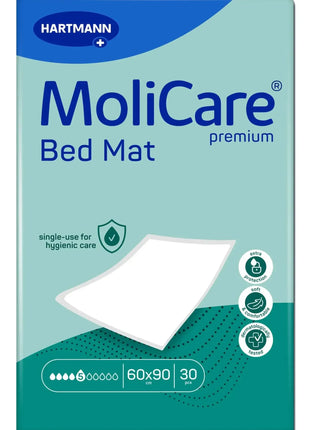 MoliCare Bed Mat Inkontinenzunterlagen 60x90 cm, 30 Stück, Einweg, extra saugfähig, hygienisch