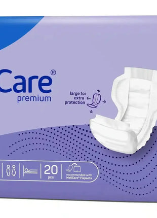 MoliCare Premium Inkontinenzvorlagen, große Größe, 20 Stück, lila Verpackung, extra Schutz