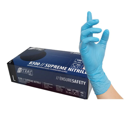 ITRAS SUPREME NITRILE Einmalhandschuhe in blau