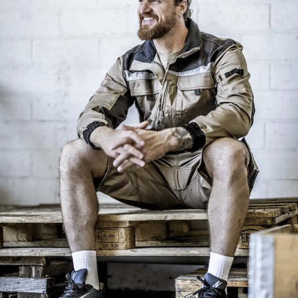 NITRAS MOTION TEX PRO FX Arbeitsjacke 7755 in khaki/schwarz