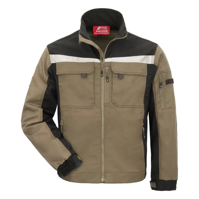 NITRAS MOTION TEX PRO FX Arbeitsjacke 7755 in khaki/schwarz