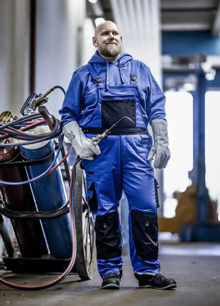 NITRAS MOTION TEX PRO FX Latzhose 7721 in königsblau/schwarz