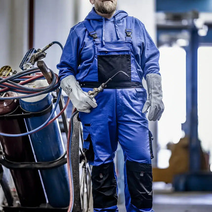 NITRAS MOTION TEX PRO FX Latzhose 7721 in königsblau/schwarz