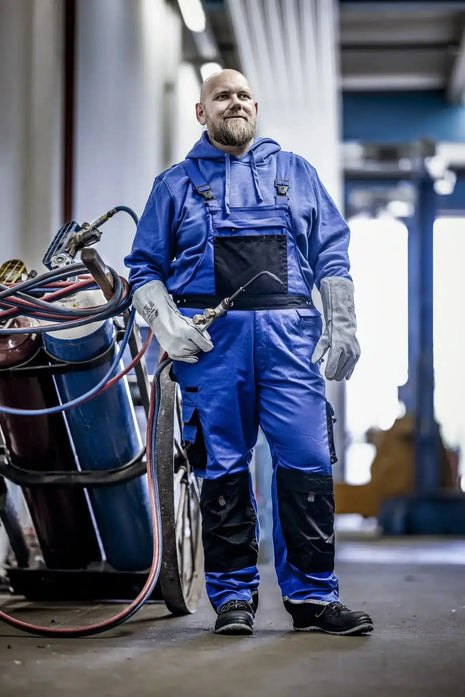 NITRAS MOTION TEX PRO FX Latzhose 7721 in königsblau/schwarz