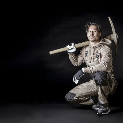 NITRAS MOTION TEX PRO FX Latzhose 7725 in khaki/schwarz