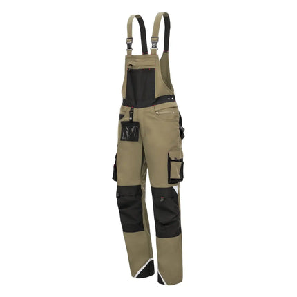 NITRAS MOTION TEX PRO FX Latzhose 7725 in khaki/schwarz