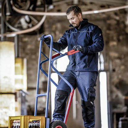 NITRAS MOTION TEX PLUS Arbeitshose 7616 in marineblau/schwarz