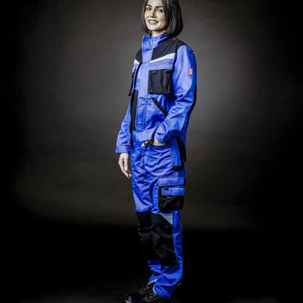 NITRAS MOTION TEX PLUS Arbeitsjacke 7651 in königsblau/schwarz