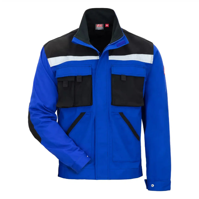 NITRAS MOTION TEX PLUS Arbeitsjacke 7651 in königsblau/schwarz